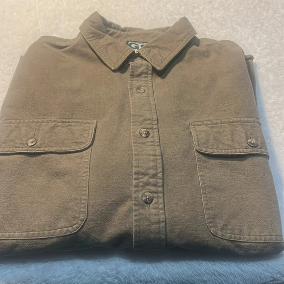 Guide Series Gender Mountain Men’s Sz L Workwear Heavy Flannel Button Down EUC - Picture 15 of 15